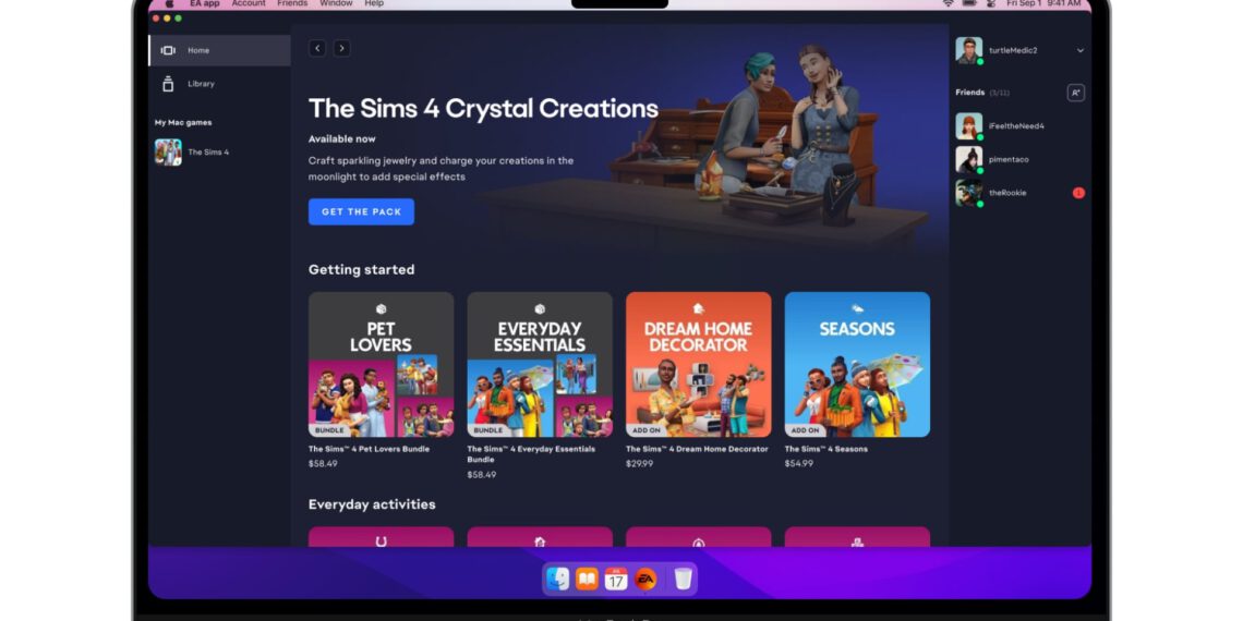 EA App – Auch auf dem Mac wird Origin ersetzt, Sims 4 Set kostenlos
