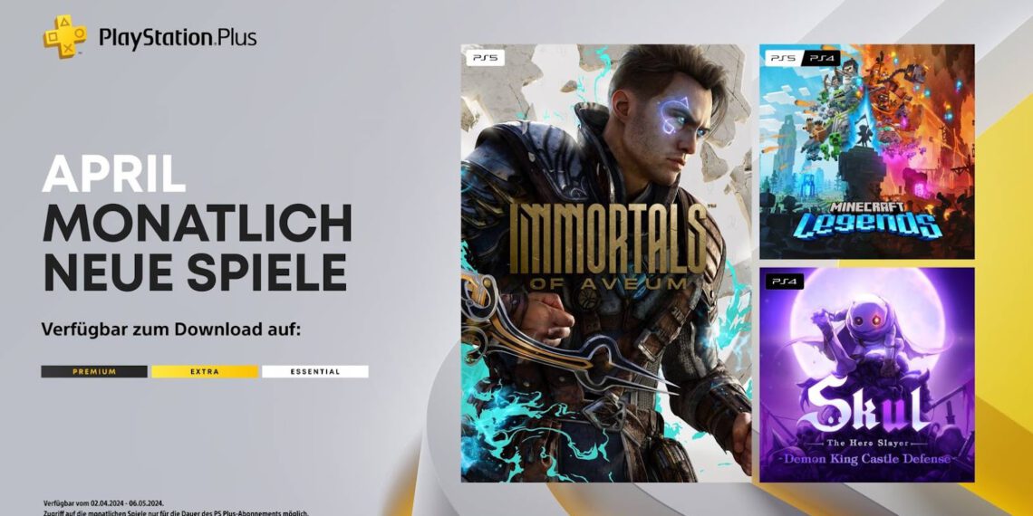 PlayStation Plus – Die monatlichen Titel im April für PS4 und PS5