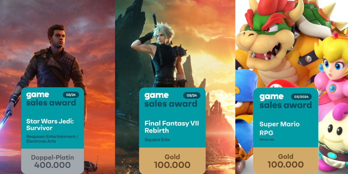 game – Die game Sales Awards im März