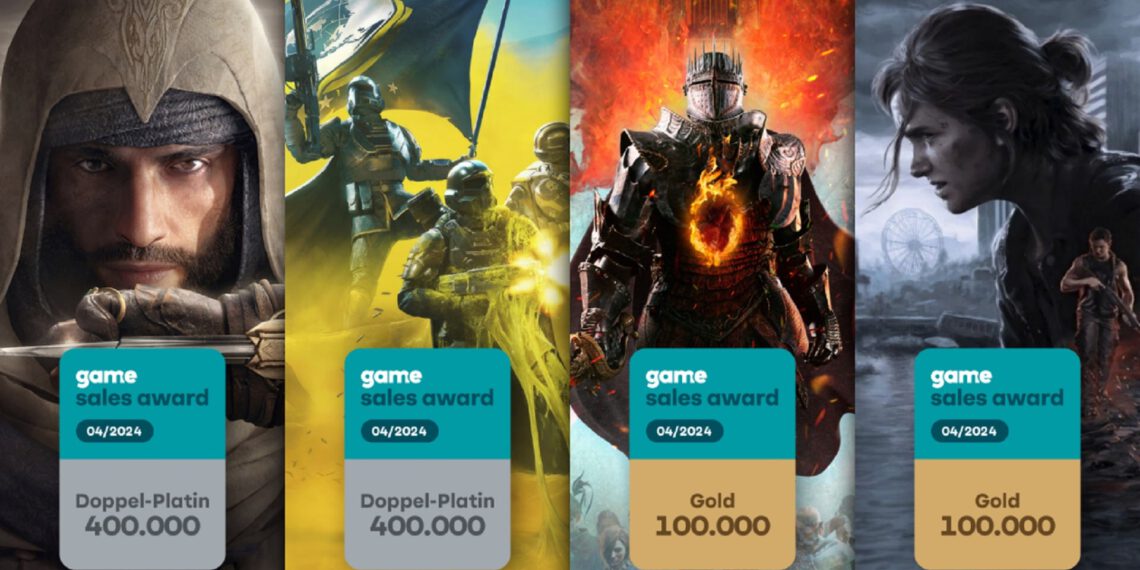 game – Die game Sales Awards im April