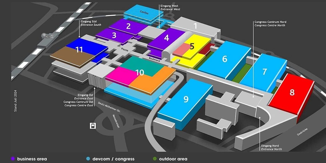 [UPDATE] gamescom 2024 – Alle Hallen im Überblick