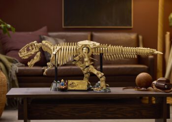 LEGO – T. rex-Skelett bringt das größte Jurassic World-Set ins Wohnzimmer