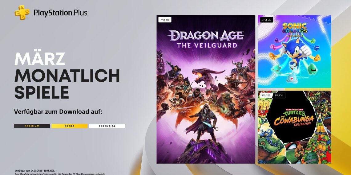 PlayStation Plus – Die monatlichen Titel im März für PS4 und PS5