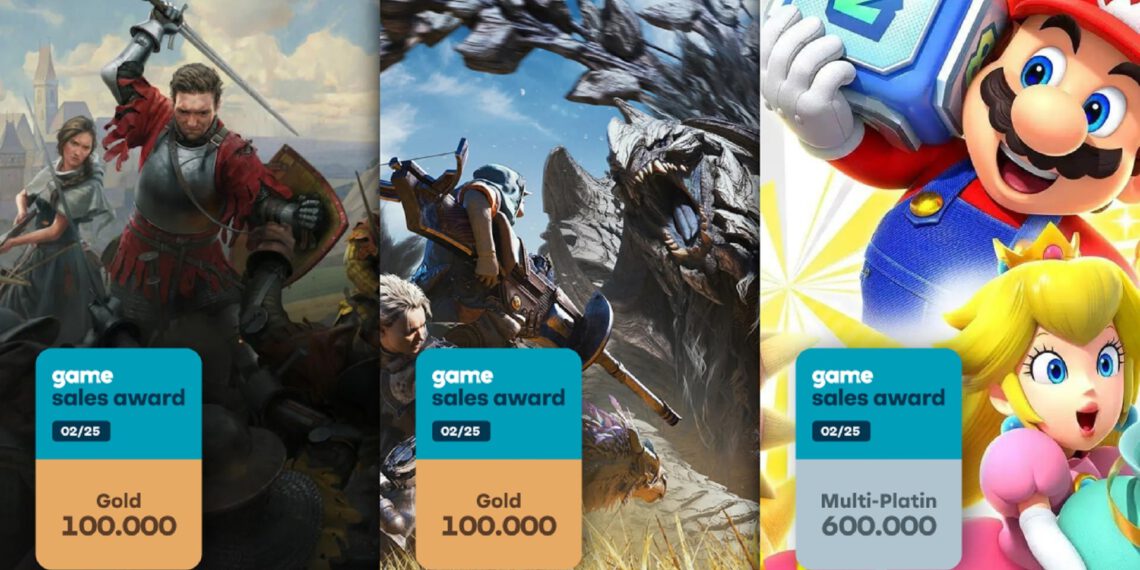 game – Die game Sales Awards im Februar 2025