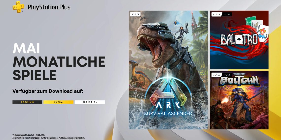 PlayStation Plus – Die monatlichen Titel im Mai für PS4 und PS5
