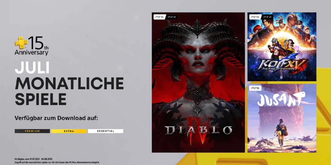 PlayStation Plus – Die monatlichen Titel im Juli für PS4 und PS5