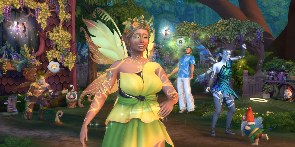 Die Sims 4 – Neue Erweiterung „Zauber der Natur“ führt Feen, Heilkräuter und neue Welt ein