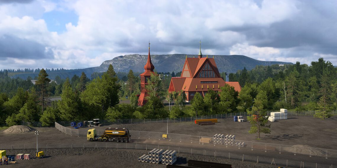 Euro Truck Simulator 2 – Historische Kirche von Kiruna ins Spiel integriert