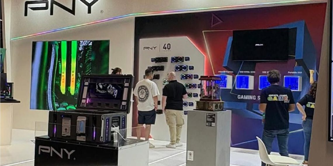 PNY Technologies – PNY feiert 40 Jahre Innovation auf der gamescom