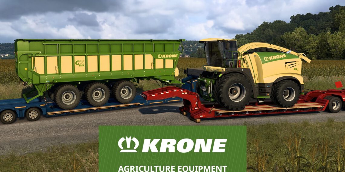 ETS2 & ATS – SCS veröffentlicht KRONE Agriculture Equipment-DLC für beide Spiele