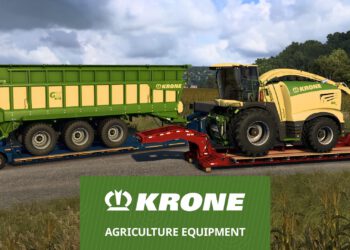 ETS2 & ATS – SCS veröffentlicht KRONE Agriculture Equipment-DLC für beide Spiele