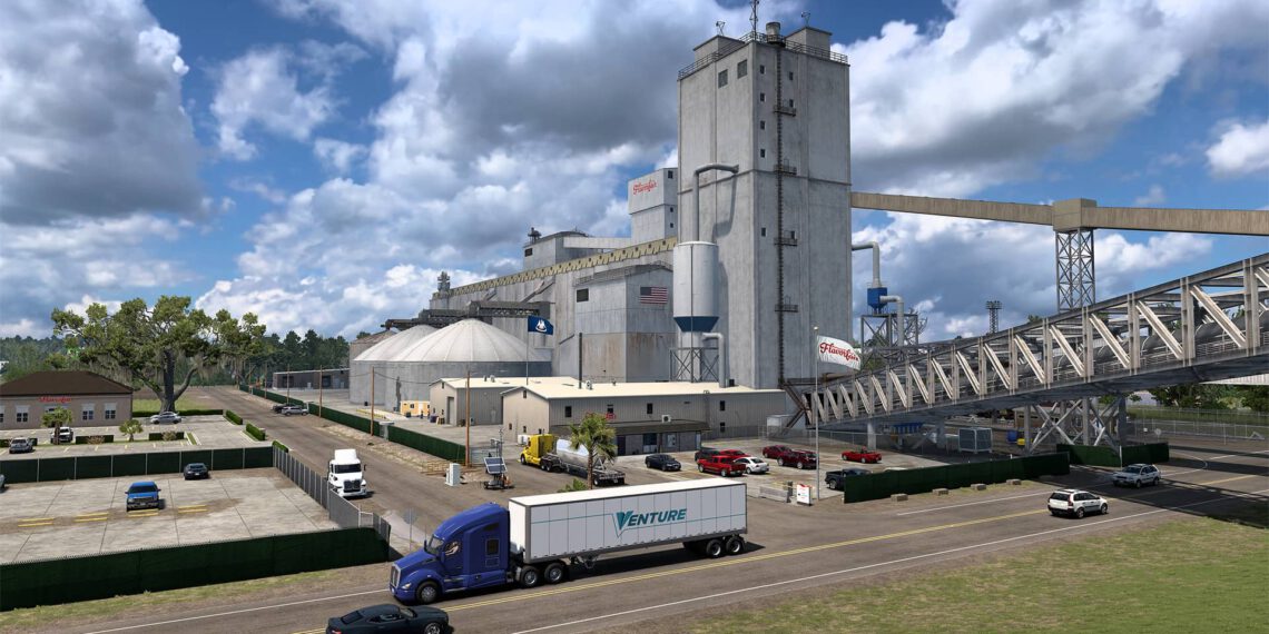 American Truck Simulator – Neue Depots im Louisiana-DLC vorgestellt
