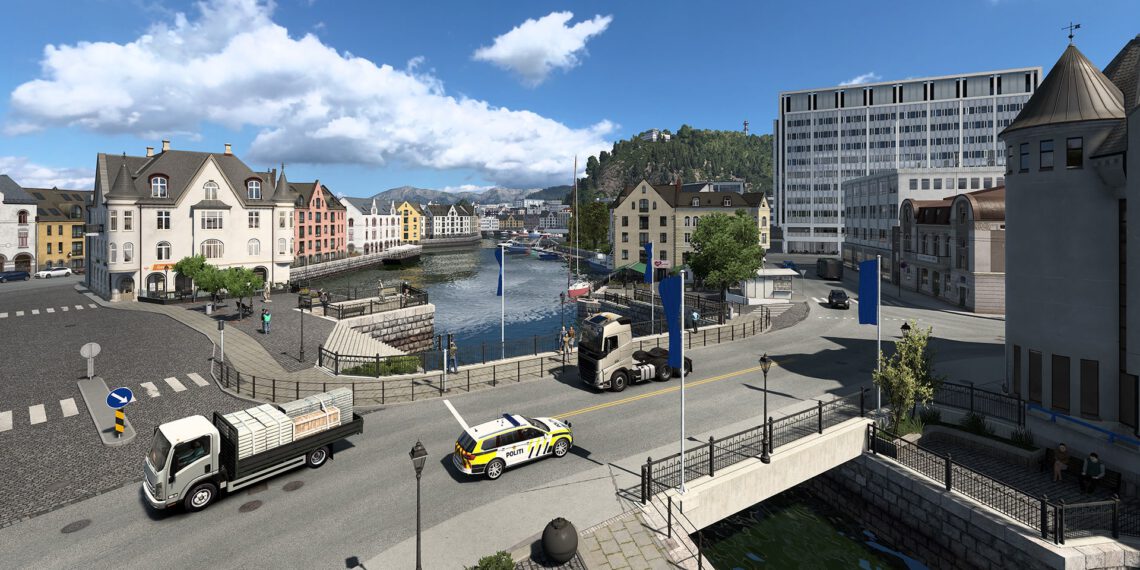 Euro Truck Simulator 2 – Erste Eindrücke von Ålesund im Nordic-Horizons-DLC