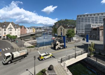 Euro Truck Simulator 2 – Erste Eindrücke von Ålesund im Nordic-Horizons-DLC