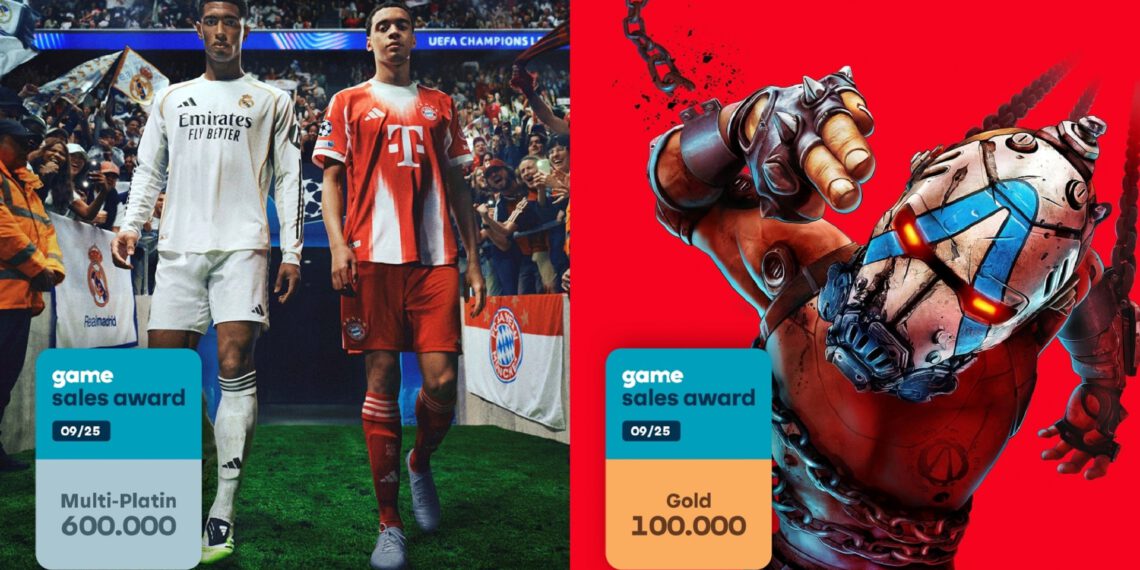 game – Die game Sales Awards im September 2025