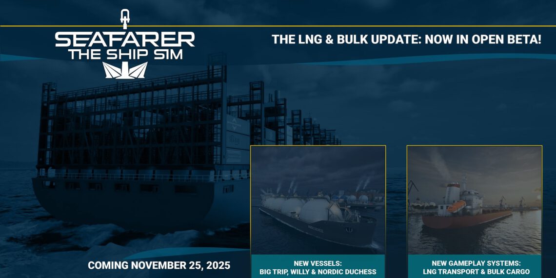 Seafahrer: The Ship Sim – Drei neue Schiffe, neue Frachtarten, neue Events erscheinen im größten Update