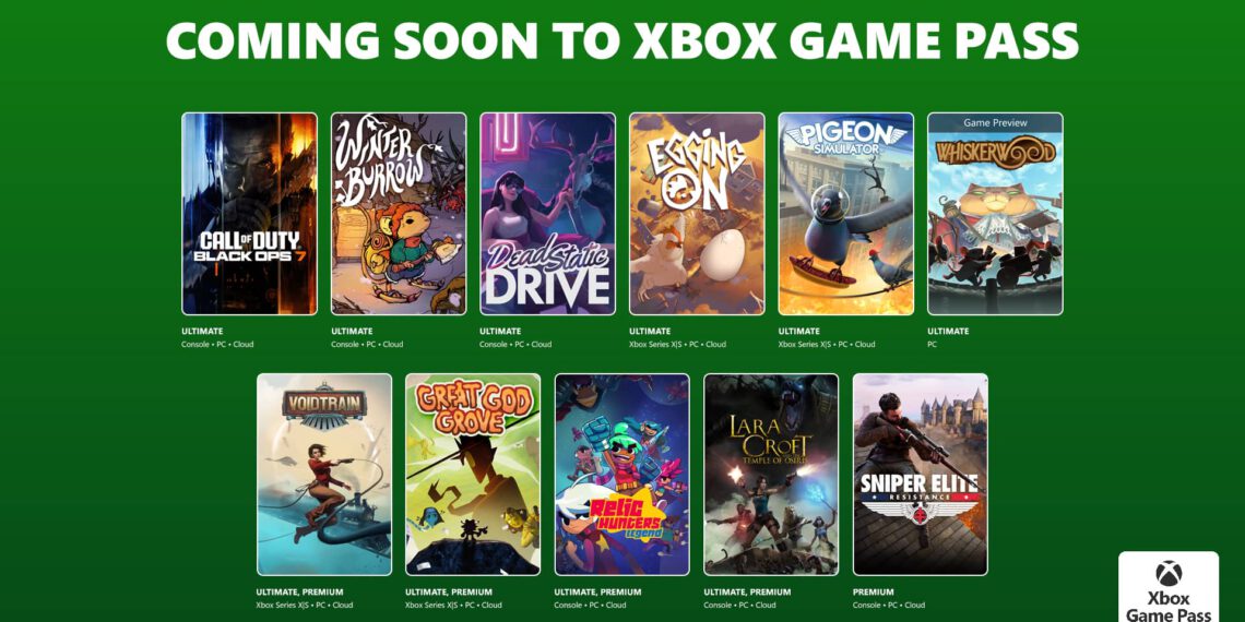 Xbox Game Pass – Highlights im November