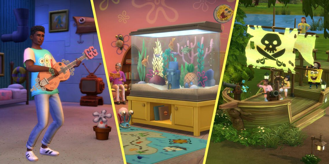 Die Sims 4 – EA kündigt zwei neue SpongeBob-Sets für Dezember an