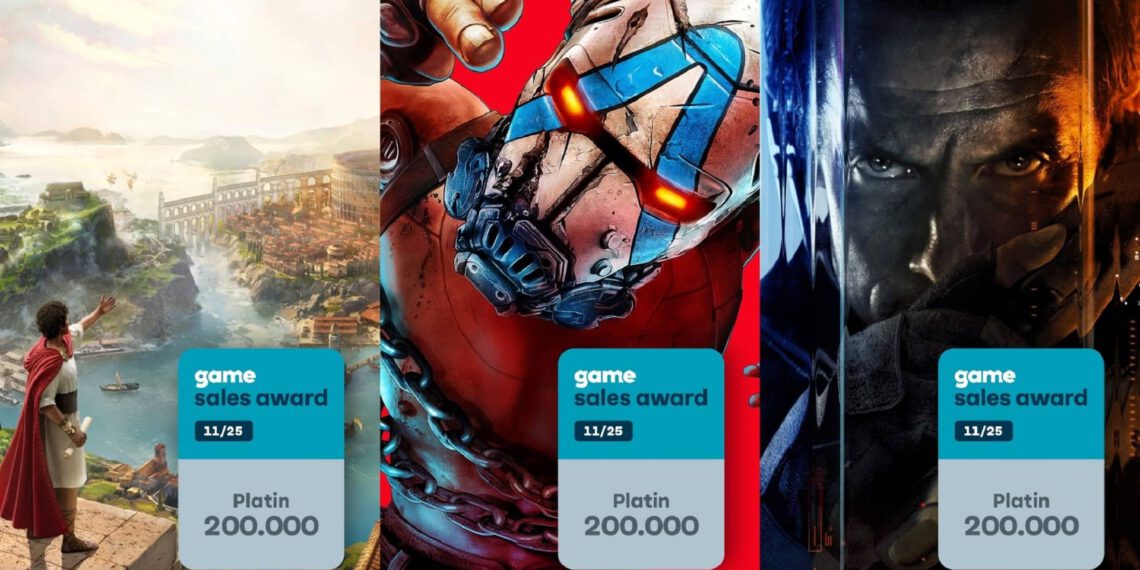 game – Die game Sales Awards im November 2025