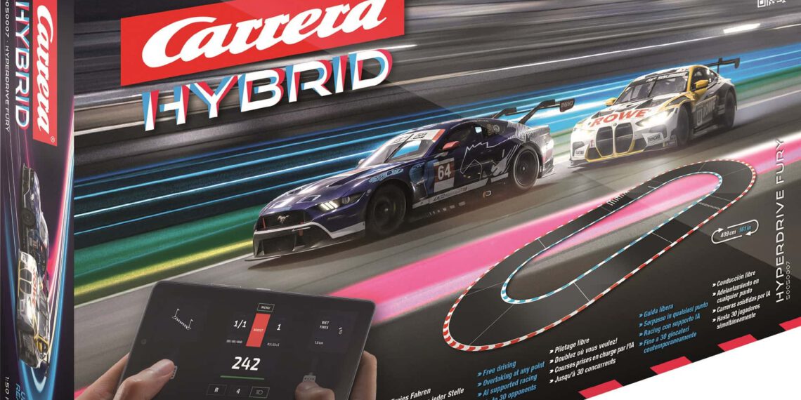 Carrera Hybrid – Neue Sets, Formel 1 und erweitertes Zubehör auf der Spielwarenmesse vorgestellt