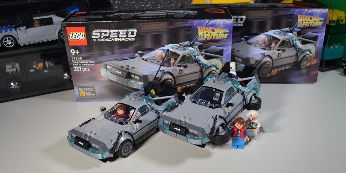 LEGO Speed Champions: Zeitmaschine aus Zurück in die Zukunft (77256) – Review
