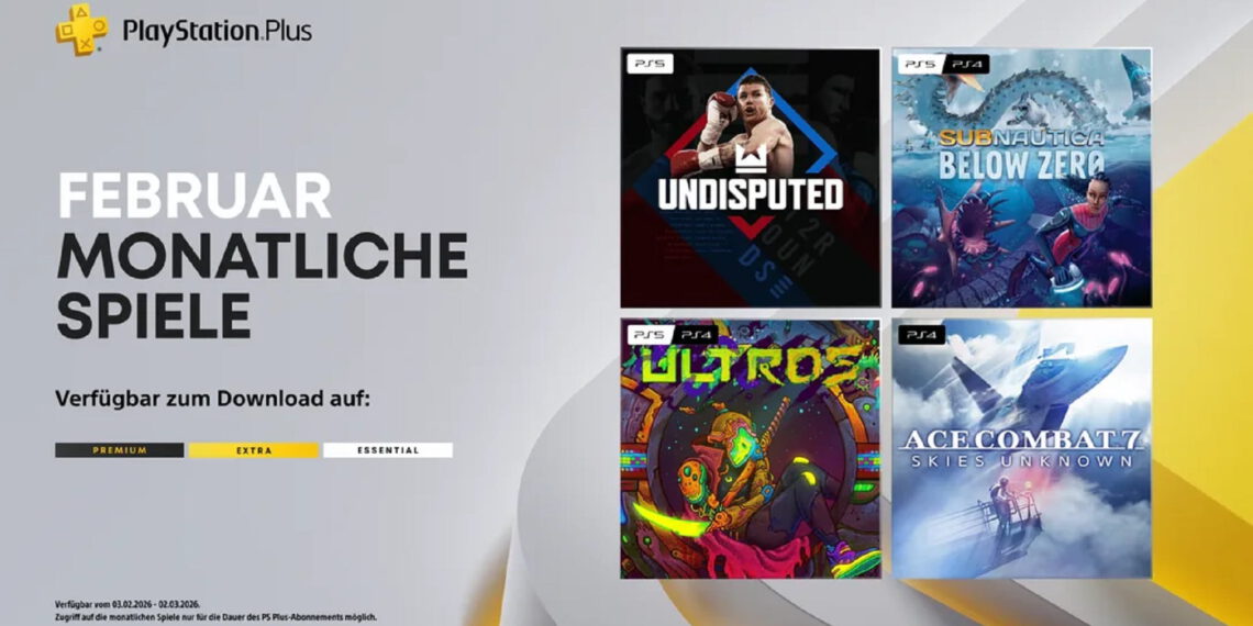 PlayStation Plus – Die monatlichen Titel im Februar 2026 für PS4 und PS5