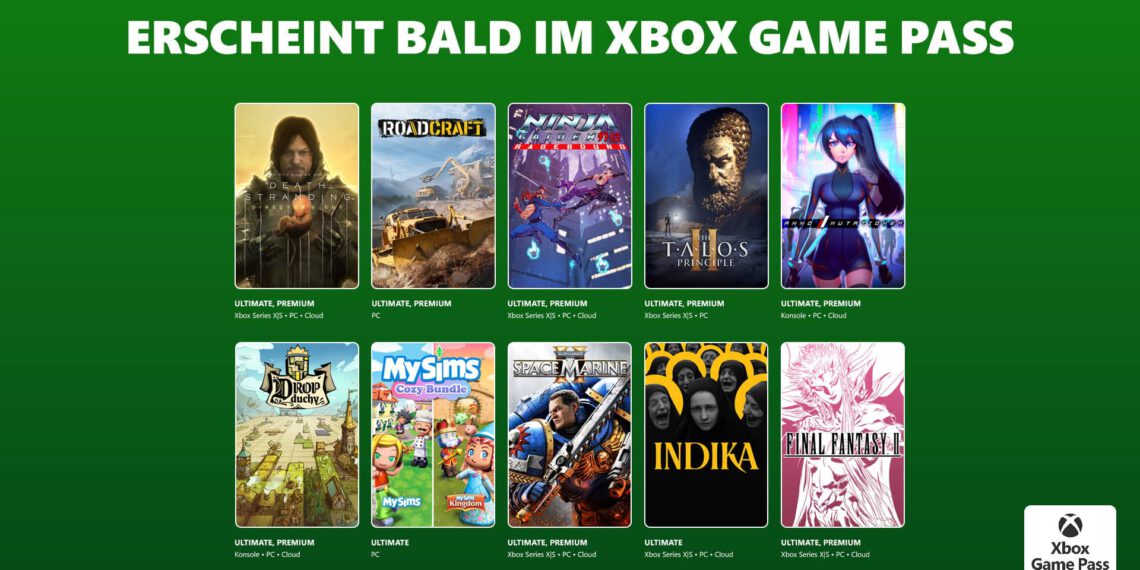 Xbox Game Pass – Highlights Ende Januar