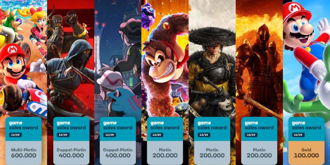game – Die game Sales Awards im Dezember 2025