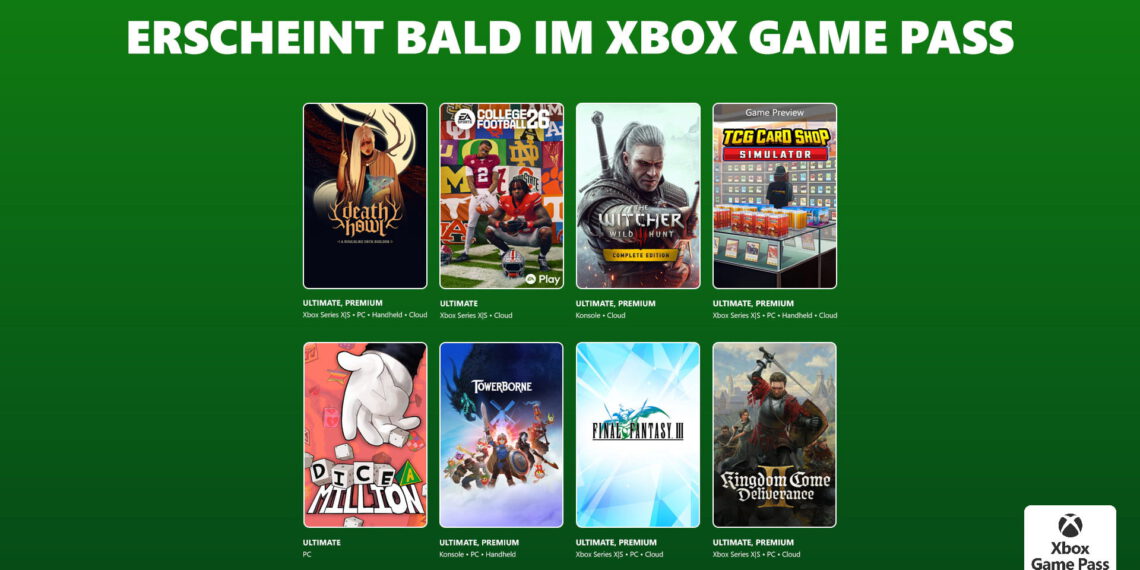 Xbox Game Pass – Highlights Ende Februar 2026