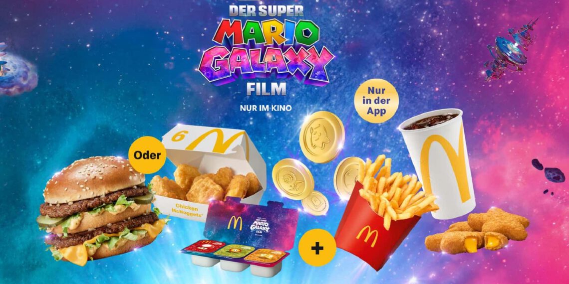 McDonald’s x Super Mario Galaxy – Neue Menü-Aktion gestartet