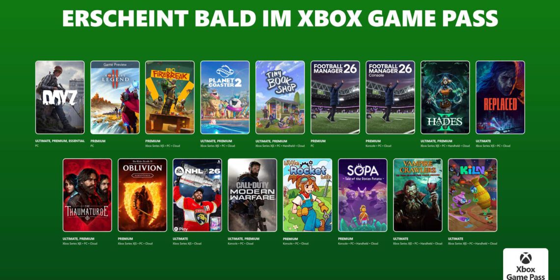 Xbox Game Pass – Highlights im April 2026