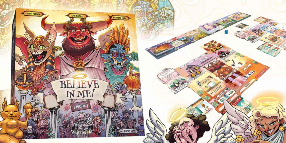 Believe in me! (please) – Wyrmgold startet Crowdfunding für satirisches Götter-Brettspiel