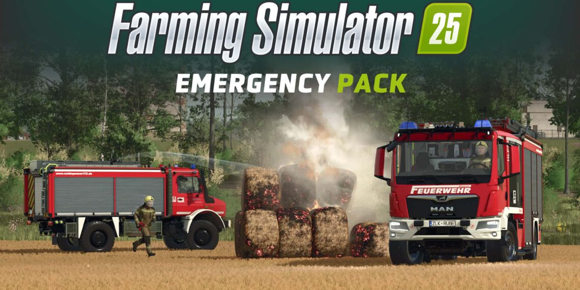 Landwirtschafts-Simulator 25 – Kostenloses Emergency Pack bringt Feuerwehreinsätze ins Spiel