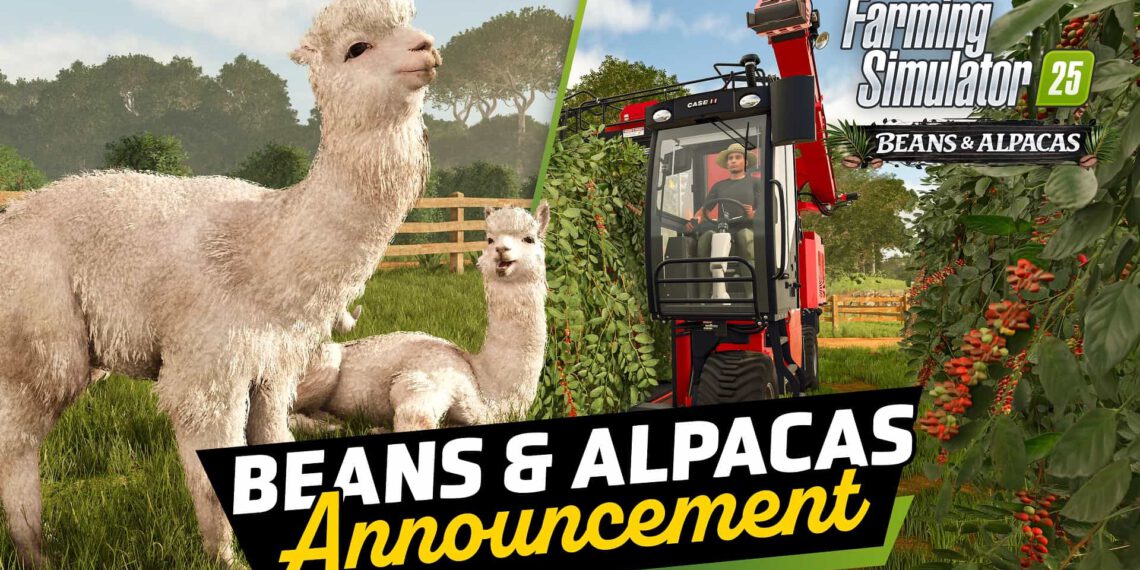 Landwirtschafts-Simulator 25 – Erweiterung Beans & Alpacas angekündigt